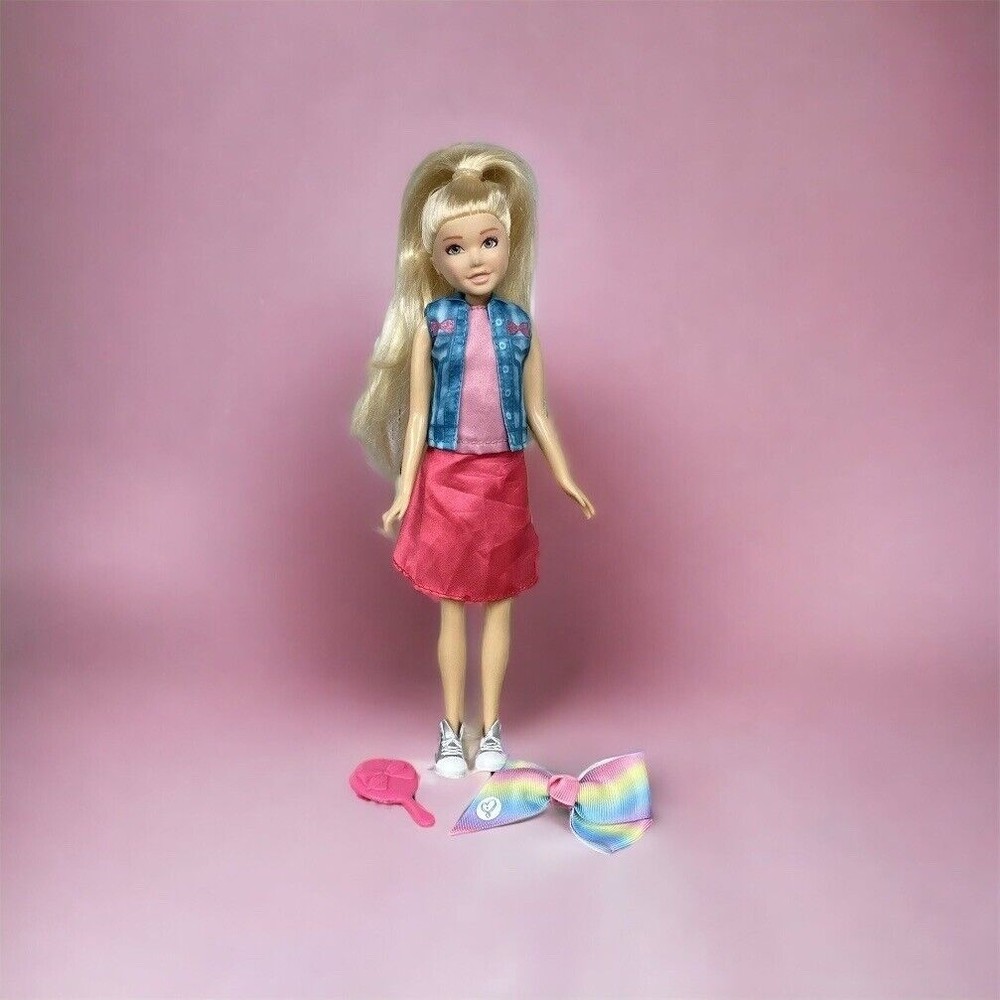 Nickelodeon JoJo Siwa Doll RAINBOW BOW, Includes Small Bow And Brush Toy